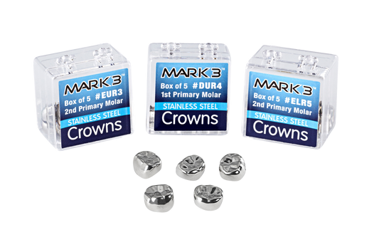 Stainless Steel Crowns 1st Primary Molar D-LR-4 5/bx.