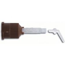 HP Short Mixing Tips Brown Flat End 1:1 with X-Fine Intra Oral Tips For Core Build Up 30/pk.