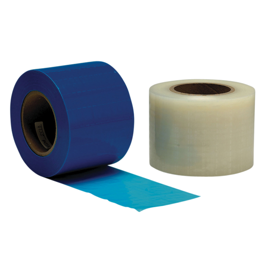 Barrier Film Blue 4" x 6" Roll of 1,200 Sheets Per Box