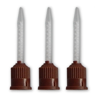 HP Short Mixing Tips Brown Tapered End 1:1 For Temporary Cement 30/pk.