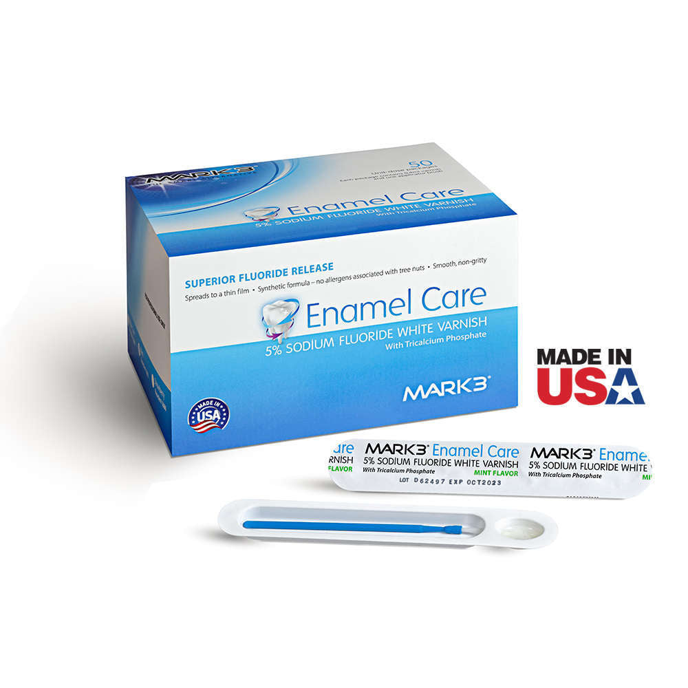 Enamel Care 5% Sodium Fluoride Varnish Bubble Gum w/TCP 50/bx.