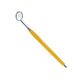 Mouth Mirror, Autoclavable Handle, Simple Stem, Yellow, 2MHS3 - Osung USA