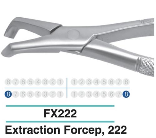 Dental Extraction Forcep LOWER MOLARS, FX222 - Osung USA