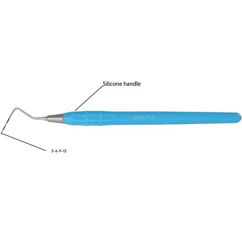 Dental Probe, Autoclavable Silicone Handle, 2BPCP12 - Osung USA
