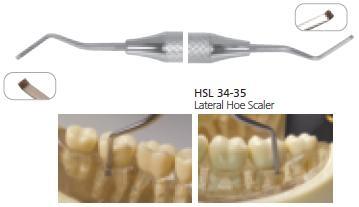 Dental Lateral Hoe Scaler, HSL34-35 - Osung USA