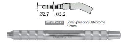 Dental BONE SPREADING OSTEOTOME 3.2mm, BOSPD-32F - Osung USA
