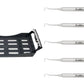 Dental Scaler H5-33 Light Wt. Metal Handle, 5 Pcs Set - Osung USA