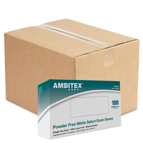 Ambitex Blue Nitrile N400 Powder Free Exam Glove - Large 1000/Case (NLG400) - Osung USA