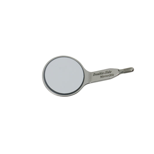Mouth Mirror, Front Surface Double Side, Simple Stem No. 4, 22mm dia, EA - Osung USA 