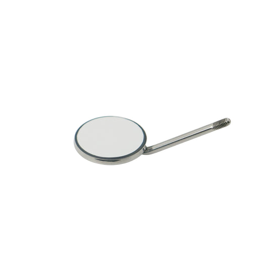 Mouth Mirror Front Surface, Simple Stem No. 5, 24mm dia, EA - Osung USA 